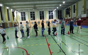 Tir aux fromages et passage de flèches en commun