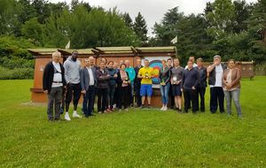 Équipe Brose et encadrement au complet