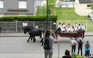 Les jeunes filles en calèche