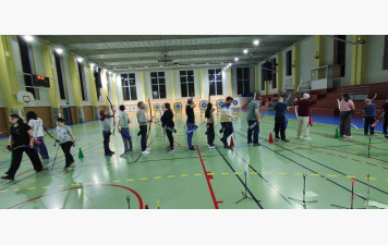 Tir aux fromages et passage de flèches en commun