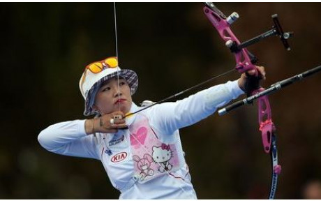 En Corée du Sud, le tir à l'arc est un métier comme un autre