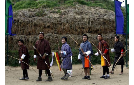 Le tir à l'arc, un mode de vie au Bhoutan