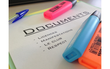 Documents d'inscription