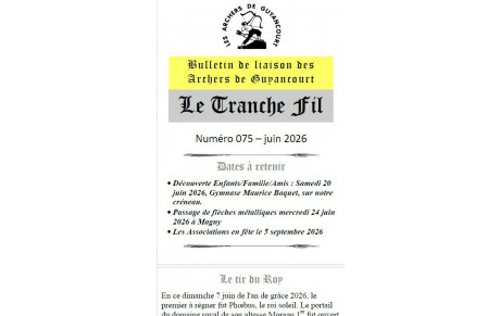 Le numéro 75 du Tranche Fil est en ligne